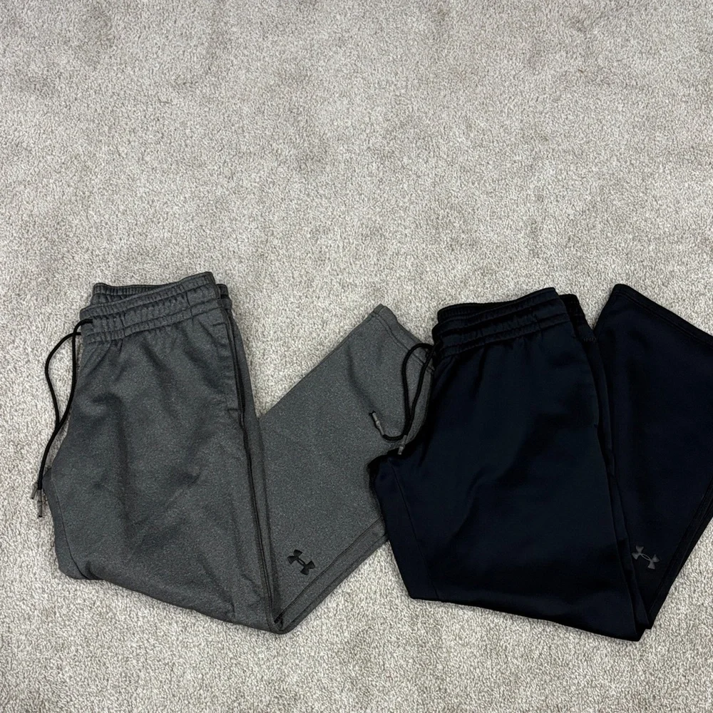 Under Armour Black and Gray Cold Gear Sweat pants - Picture 2 of 3